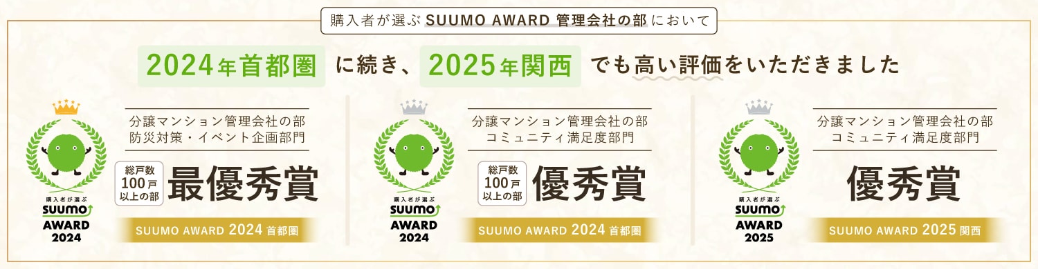 SUUMO AWARD受賞